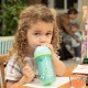 Chicco Sport Εκπαιδευτικό Ποτήρι Με Καλαμάκι Για 14+ Μηνών 260ml Sky Blue