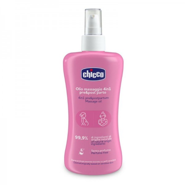 Chicco Λάδι Για Μασάζ 4-Σε-1 Για Πριν Και Μετά Τη Γέννα