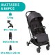 Chicco Trolley Me Ελαφρύ Βρεφικό Καρότσι Stone Grey