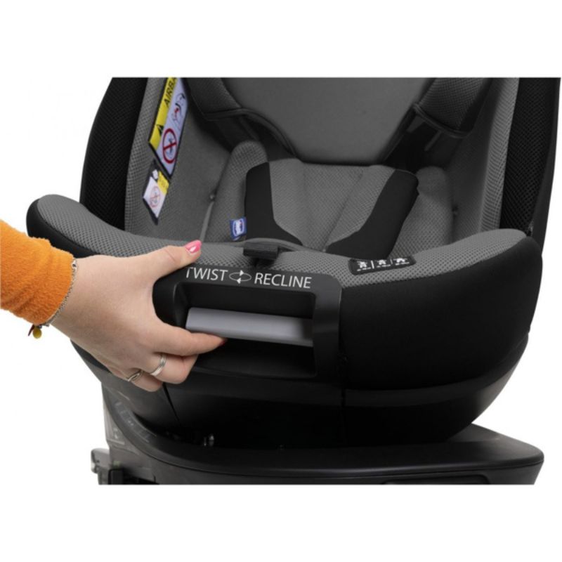 Chicco EverOne i-Size Κάθισμα Αυτοκινήτου 40-150cm Grey Black