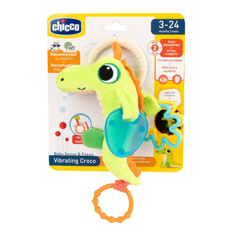 Chicco Παιχνίδι Για Το Καρότσι Για 3-24 Μηνών Vibrating Croco