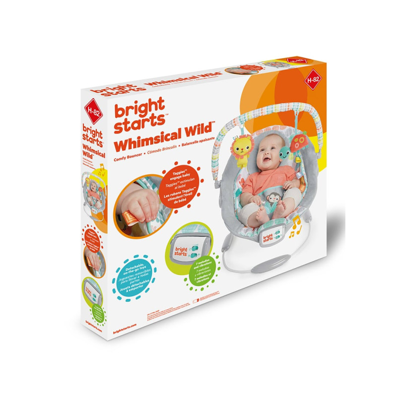  Bright Starts Ριλάξ Whimsical Wild Comfy