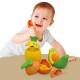 Clementoni Baby Βρεφικό Σετ Φρούτων Για 12-36 Μηνών Fruit Puzzle