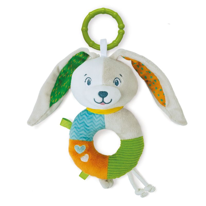 Clementoni Βρεφική Κουδουνίστρα Για 0+ Μηνών Lovely Soft Bunny Rattle