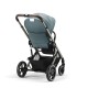 Cybex Balios S Lux Set S Καρότσι Sky Blue | light blue, Πορτ Μπεμπέ Sky Blue | light blue, Κάθισμα Αυτοκινήτου Aton B2 Volcano Black | black και Αντάπτορες