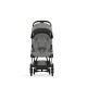 Cybex Coya Ελαφρύ Βρεφικό Καρότσι Mirage Grey | dark grey Με Σκελετό Chrome Dark Brown | chrome