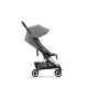 Cybex Coya Ελαφρύ Βρεφικό Καρότσι Mirage Grey | dark grey Με Σκελετό Chrome Dark Brown | chrome