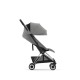 Cybex Coya Ελαφρύ Βρεφικό Καρότσι Mirage Grey | dark grey Με Σκελετό Chrome Dark Brown | chrome