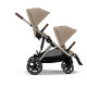 Cybex Gazelle S Βρεφικό Καρότσι Για Δίδυμα TPE Almond Beige | beige