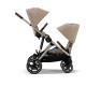 Cybex Gazelle S Βρεφικό Καρότσι Για Δίδυμα TPE Almond Beige | beige