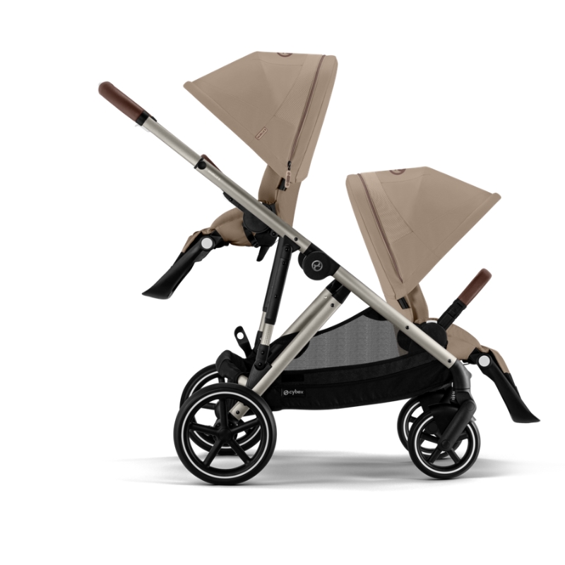 Cybex Gazelle S Βρεφικό Καρότσι Για Δίδυμα TPE Almond Beige | beige