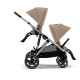 Cybex Gazelle S Βρεφικό Καρότσι Για Δίδυμα TPE Almond Beige | beige