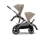 Cybex Gazelle S TPE Βρεφικό Καρότσι Διδύμων Με 1 Θέση Almond Beige | beige