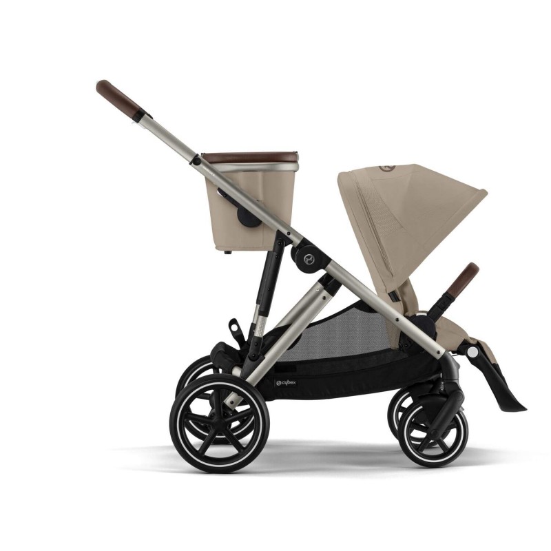 Cybex Gazelle S TPE Βρεφικό Καρότσι Διδύμων Με 1 Θέση Almond Beige | beige