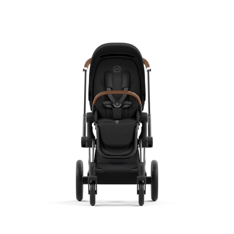 Cybex Priam Βρεφικό Καρότσι Sepia Black | black Με Σκελετό Chrome Brown | chrome