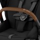 Cybex Priam Βρεφικό Καρότσι Sepia Black | black Με Σκελετό Chrome Brown | chrome