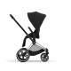 Cybex Priam Βρεφικό Καρότσι Sepia Black | black Με Σκελετό Chrome Black | chrome