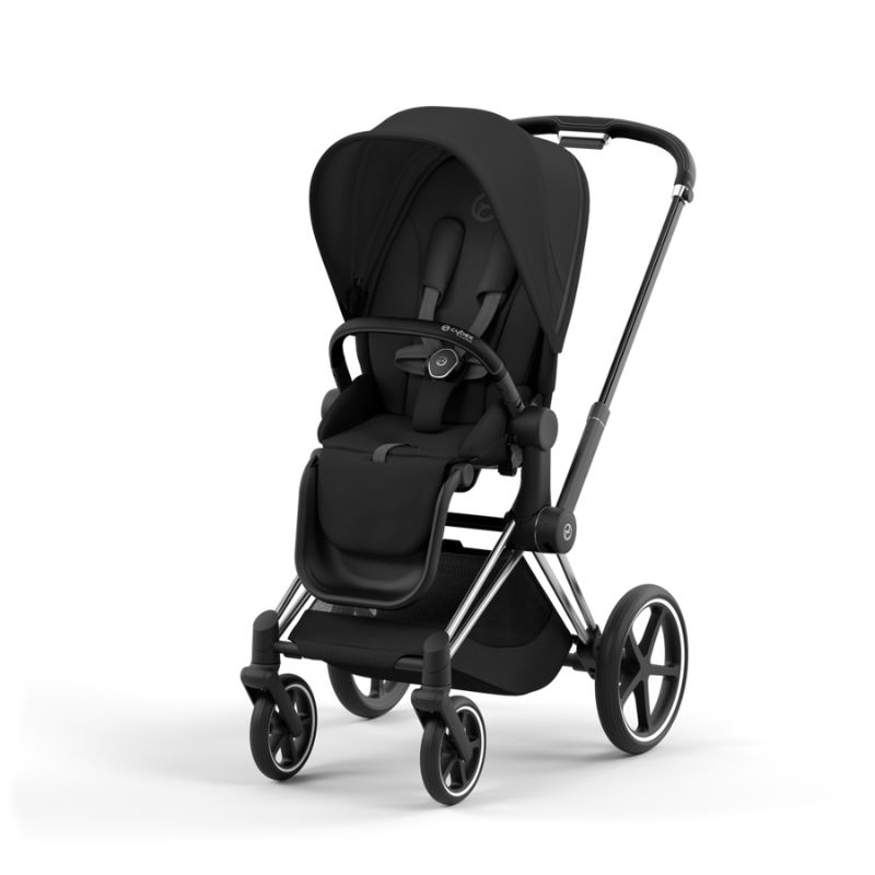 Cybex Priam Βρεφικό Καρότσι Sepia Black | black Με Σκελετό Chrome Black | chrome