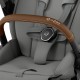 Cybex Priam Βρεφικό Καρότσι Mirage Grey | dark grey Με Σκελετό Chrome Brown | chrome