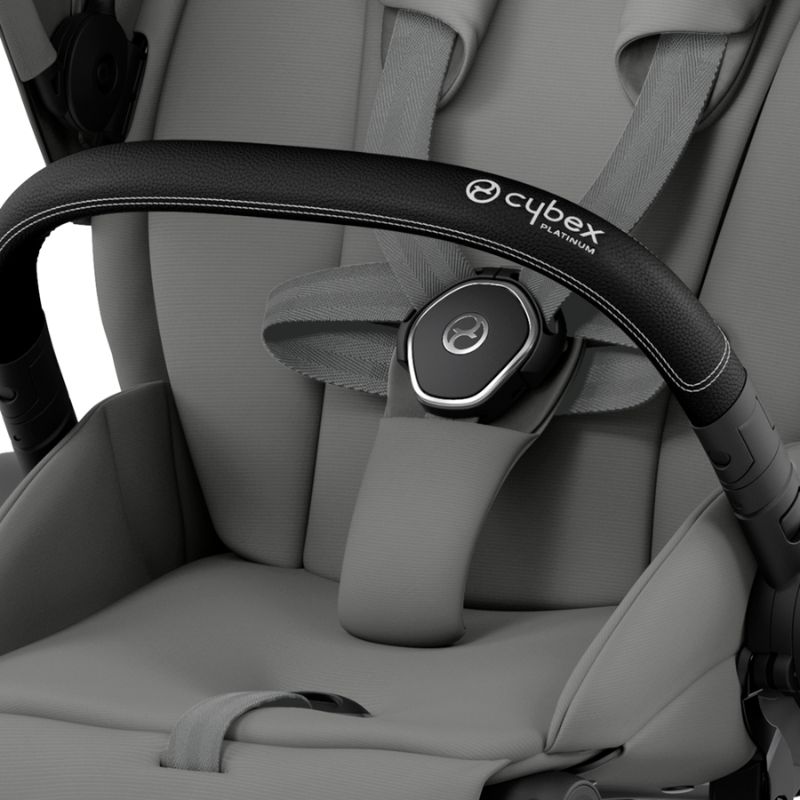 Cybex Priam Βρεφικό Καρότσι Mirage Grey | dark grey Με Σκελετό Chrome Black | chrome