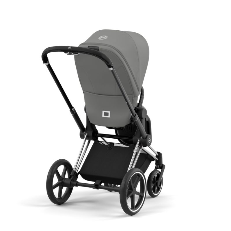 Cybex Priam Βρεφικό Καρότσι Mirage Grey | dark grey Με Σκελετό Chrome Black | chrome