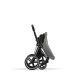 Cybex Priam Βρεφικό Καρότσι Mirage Grey | dark grey Με Σκελετό Chrome Black | chrome