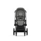 Cybex Priam Βρεφικό Καρότσι Mirage Grey | dark grey Με Σκελετό Matt Black | black