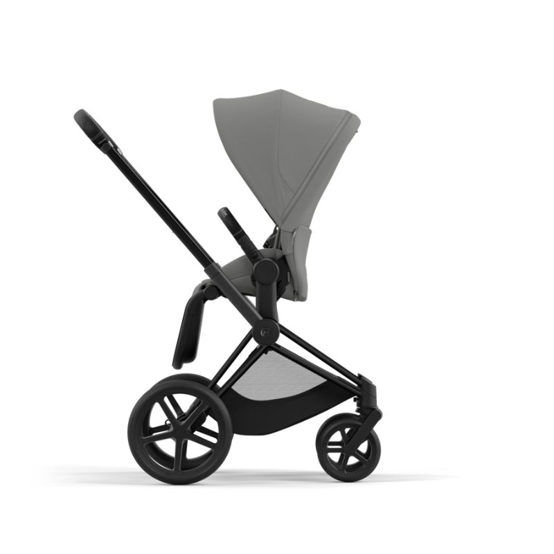 Cybex Priam Βρεφικό Καρότσι Mirage Grey | dark grey Με Σκελετό Matt Black | black