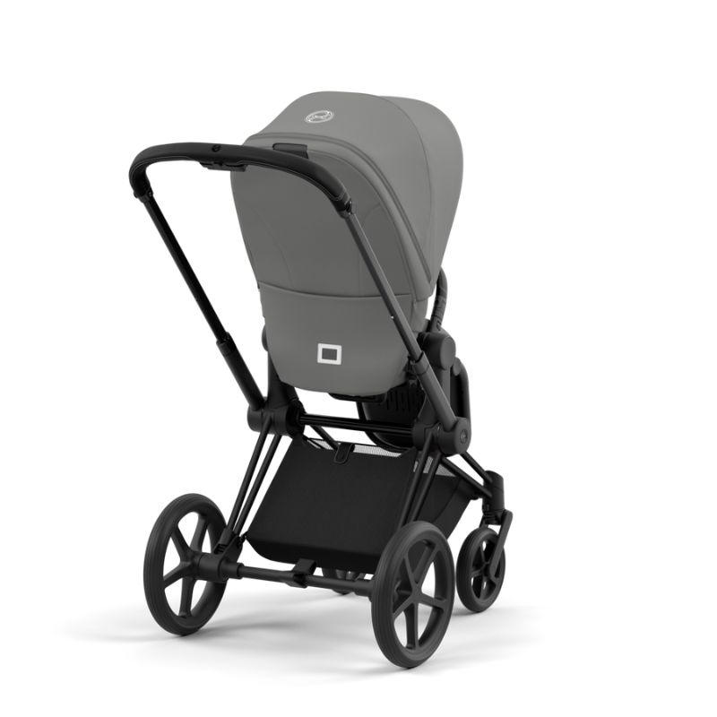Cybex Priam Βρεφικό Καρότσι Mirage Grey | dark grey Με Σκελετό Matt Black | black