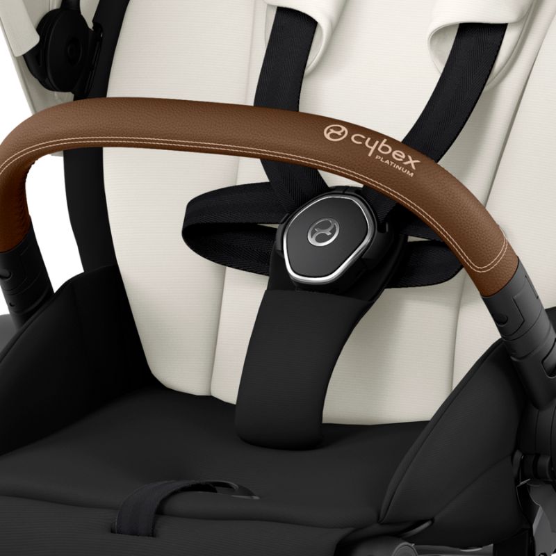 Cybex Priam Βρεφικό Καρότσι Off White | light beige Με Σκελετό Chrome Brown | chrome