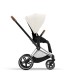 Cybex Priam Βρεφικό Καρότσι Off White | light beige Με Σκελετό Chrome Brown | chrome
