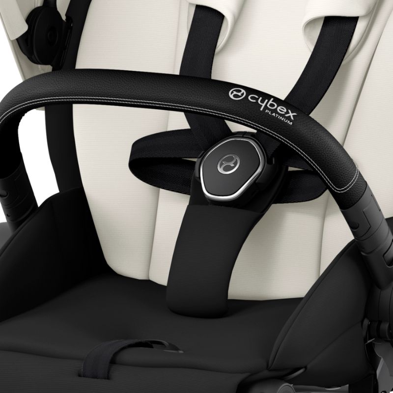 Cybex Priam Βρεφικό Καρότσι Off White | light beige Με Σκελετό Chrome Black | chrome