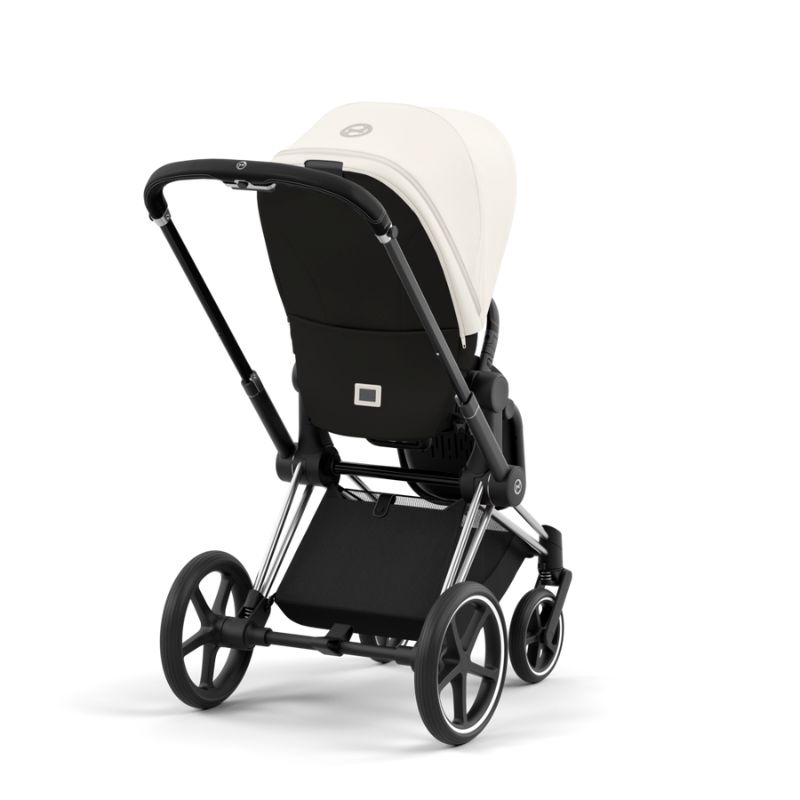 Cybex Priam Βρεφικό Καρότσι Off White | light beige Με Σκελετό Chrome Black | chrome