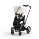 Cybex Priam Βρεφικό Καρότσι Off White | light beige Με Σκελετό Chrome Black | chrome