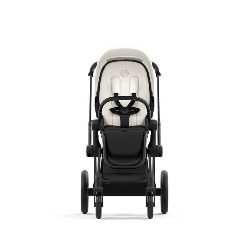 Cybex Priam Βρεφικό Καρότσι Off White | light beige Με Σκελετό Matt Black | black