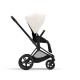 Cybex Priam Βρεφικό Καρότσι Off White | light beige Με Σκελετό Matt Black | black