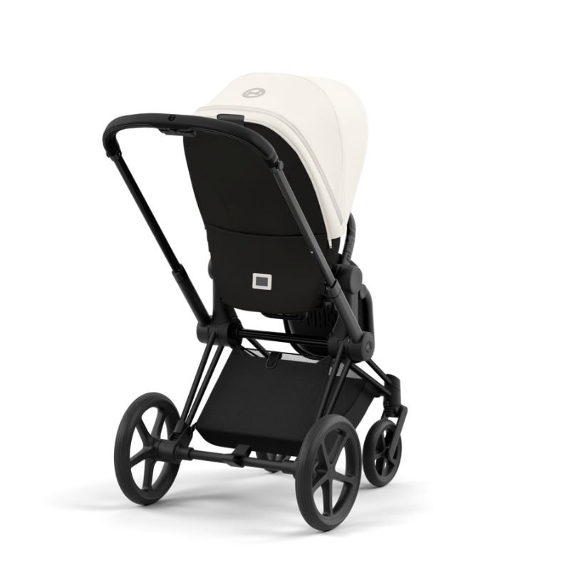 Cybex Priam Βρεφικό Καρότσι Off White | light beige Με Σκελετό Matt Black | black