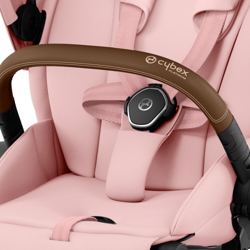 Cybex Priam Βρεφικό Καρότσι Peach Pink | light pink Με Σκελετό Chrome Brown | chrome