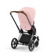 Cybex Priam Βρεφικό Καρότσι Peach Pink | light pink Με Σκελετό Chrome Brown | chrome
