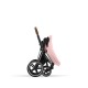 Cybex Priam Βρεφικό Καρότσι Peach Pink | light pink Με Σκελετό Chrome Brown | chrome