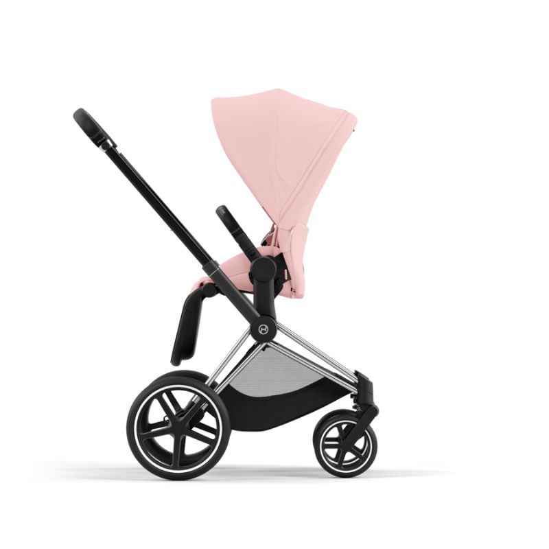 Cybex Priam Βρεφικό Καρότσι Peach Pink | light pink Με Σκελετό Chrome Black | chrome