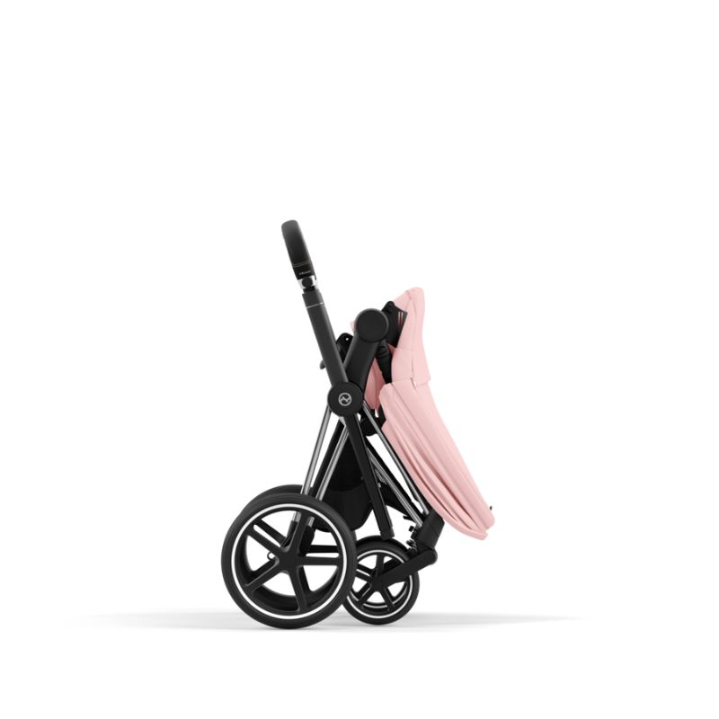 Cybex Priam Βρεφικό Καρότσι Peach Pink | light pink Με Σκελετό Chrome Black | chrome