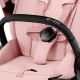 Cybex Priam Βρεφικό Καρότσι Peach Pink | light pink Με Σκελετό Matt Black | black