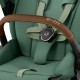 Cybex Priam Βρεφικό Καρότσι Leaf Green | dark green Με Σκελετό Chrome Brown | chrome