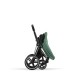 Cybex Priam Βρεφικό Καρότσι Leaf Green | dark green Με Σκελετό Chrome Black | chrome