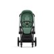 Cybex Priam Βρεφικό Καρότσι Leaf Green | dark green Με Σκελετό Matt Black | black