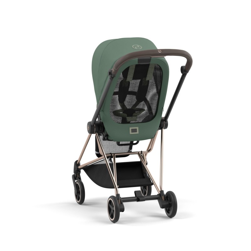 Cybex Mios Βρεφικό Καρότσι Leaf Green | dark green Με Σκελετό Rosegold | rosegold