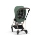 Cybex Mios Βρεφικό Καρότσι Leaf Green | dark green Με Σκελετό Rosegold | rosegold