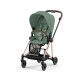 Cybex Mios Βρεφικό Καρότσι Leaf Green | dark green Με Σκελετό Rosegold | rosegold