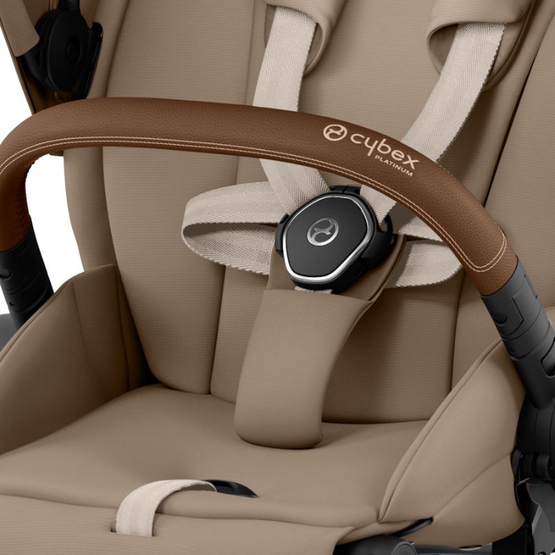Cybex Priam Βρεφικό Καρότσι Cozy Beige | beige Με Σκελετό Chrome Brown | chrome